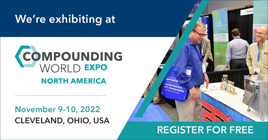 Come visit us at the Compounding World Expo! General Polymer Services